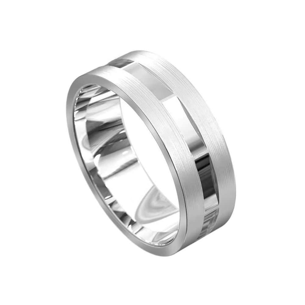 5mm 18k Solid Gold Mens Ring Temple & Grace UK