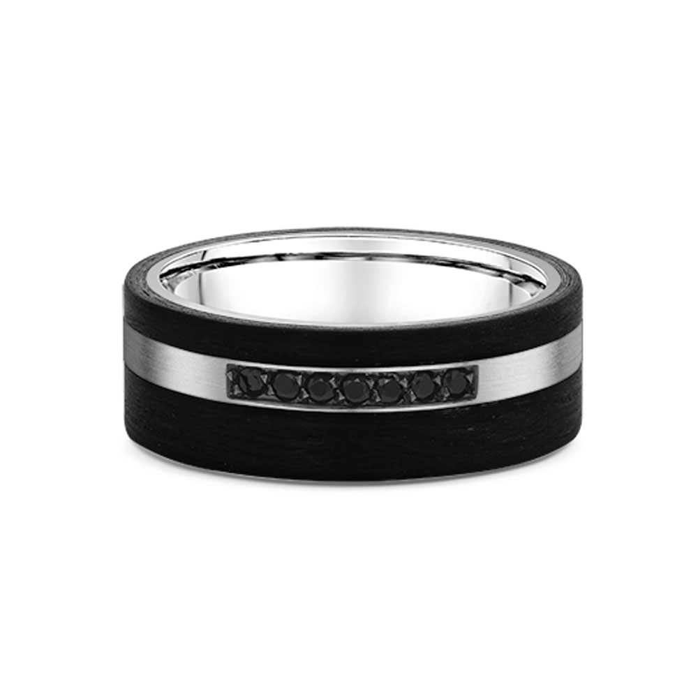 Black Diamond Carbon Ring 667B00A