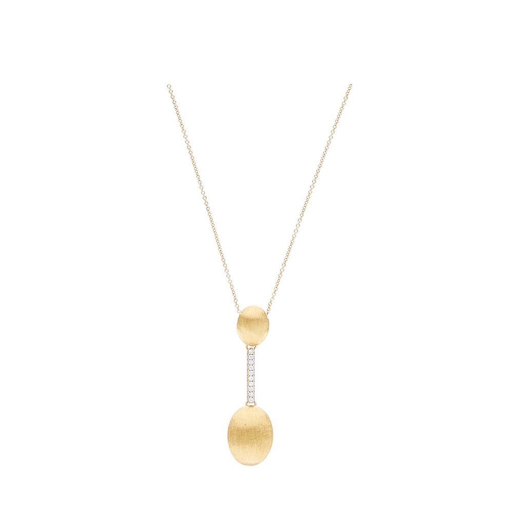 Diamond dumbbell hotsell necklace