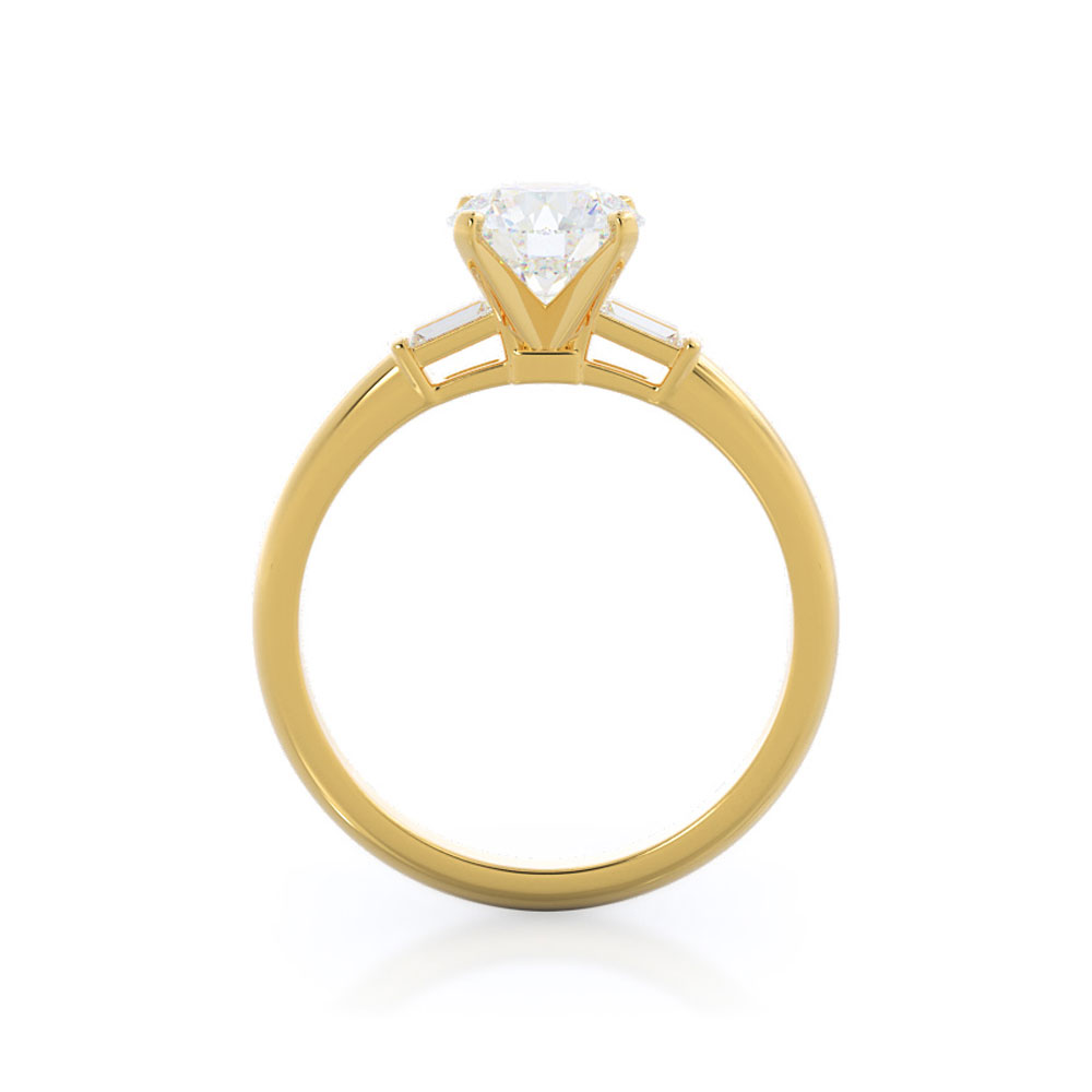 Trilogy Lab Diamond Engagement Ring Temple & Grace UK