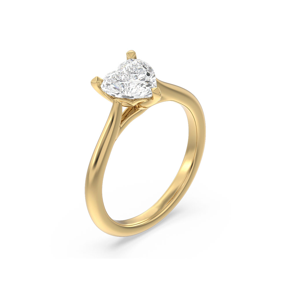 Heart Shaped Engagement Ring | Temple &amp; Grace UK