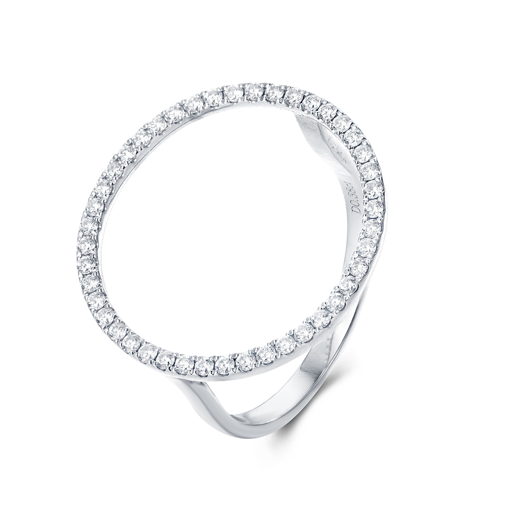 Circle Diamond Ring Temple & Grace UK