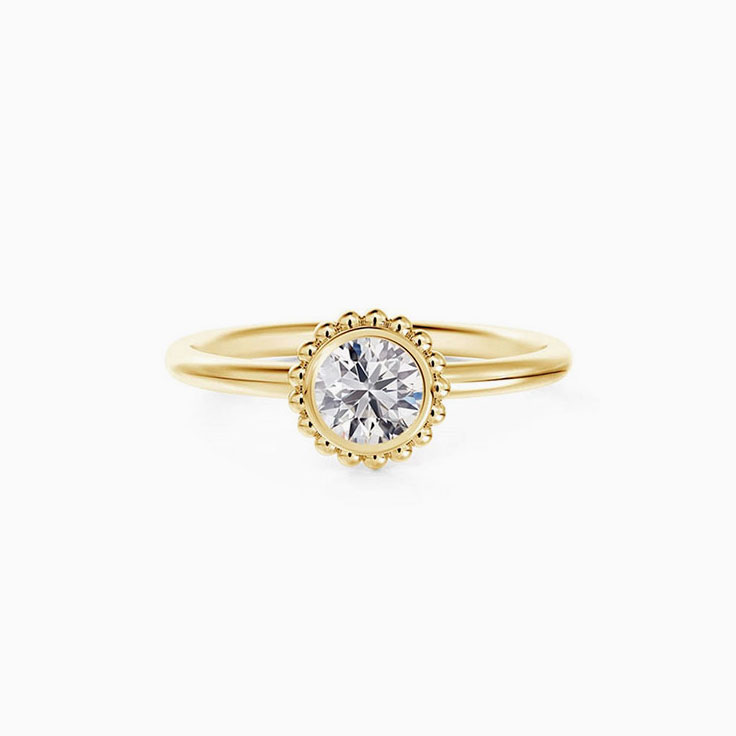 Classic Bezel Set Solitaire Ring