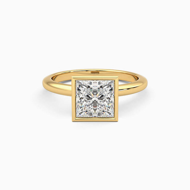 Bezel Engagement Ring