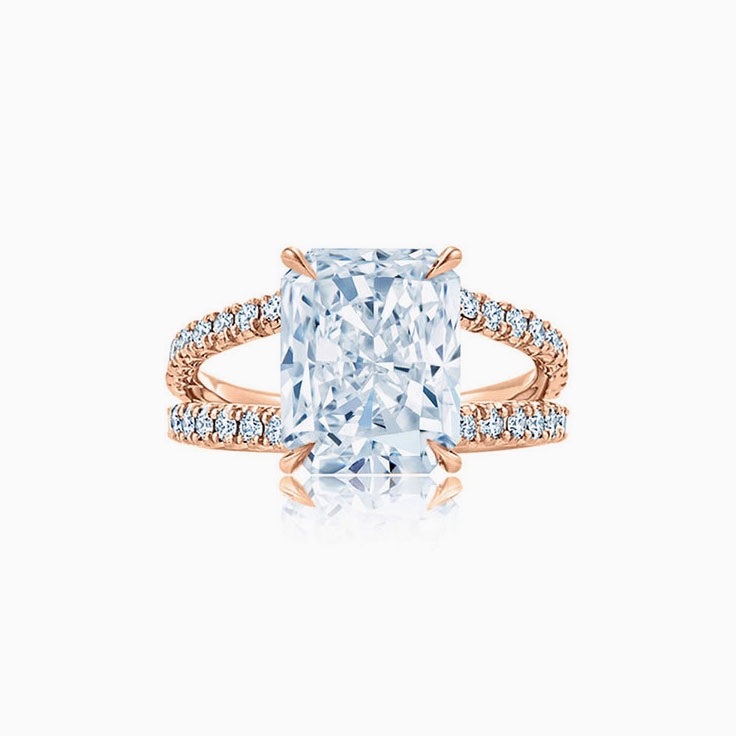 Aquamarine engagement ring