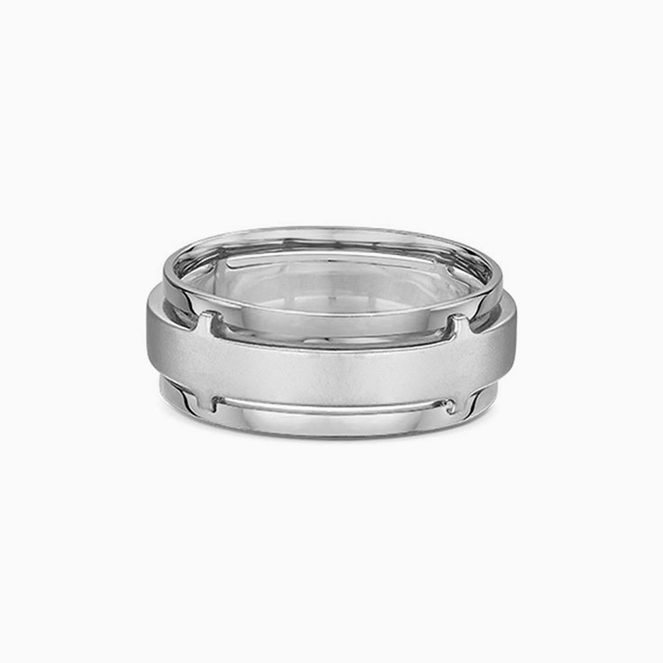 Contemporary Three Tone Mens Band