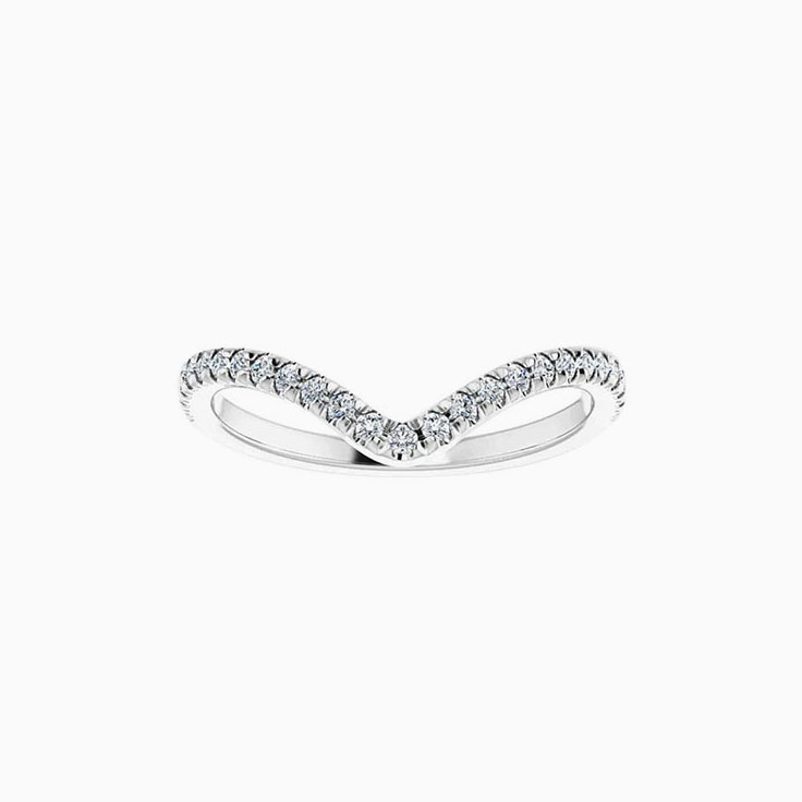 Diamond Chevron Ring