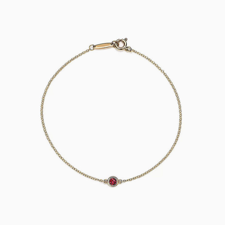 Drop Set Ruby Bracelet