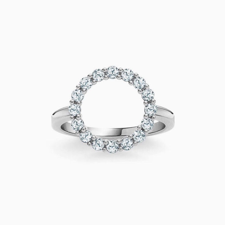 Infinity Aquamarine Ring