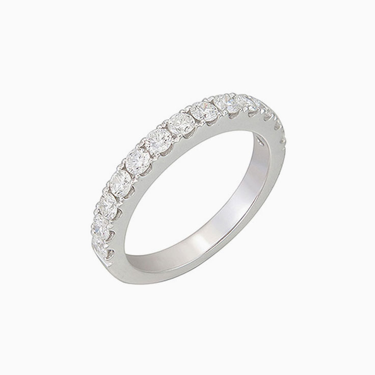 Classic Lab Diamond Wedding Ring