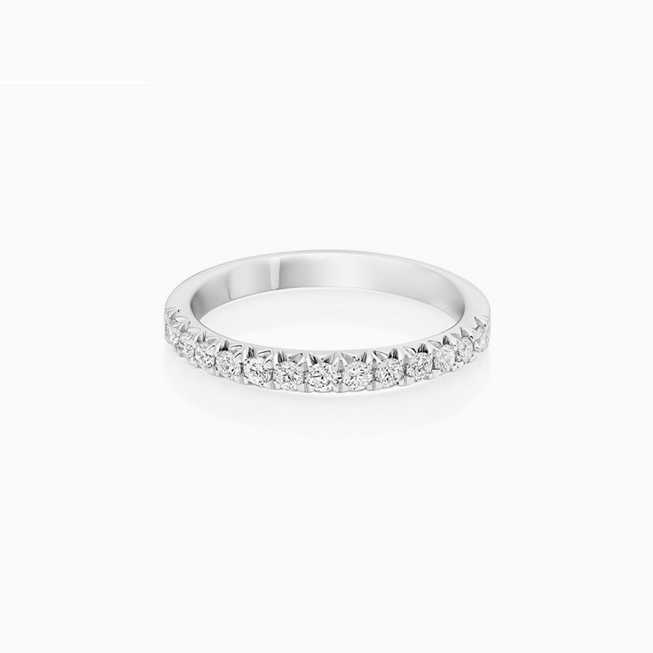 Halfway Lab Diamond Wedding Ring
