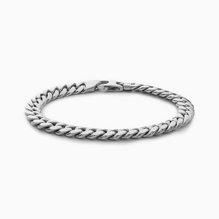 Mens Braided Link Bracelet