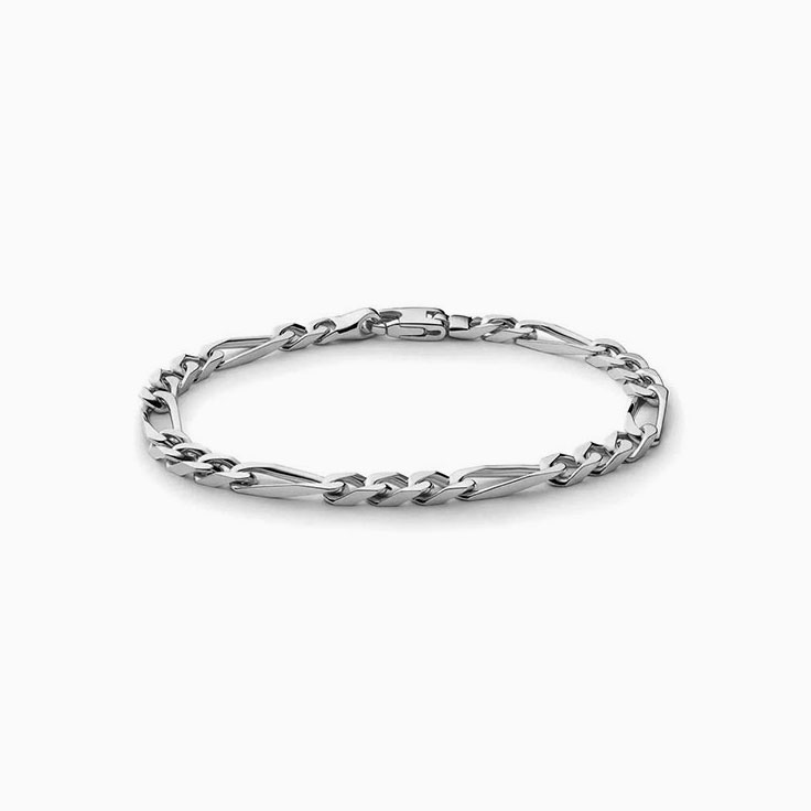 Mens Flat Lay Link Bracelet