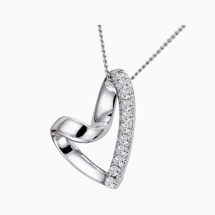 Twisted Heart Pendant