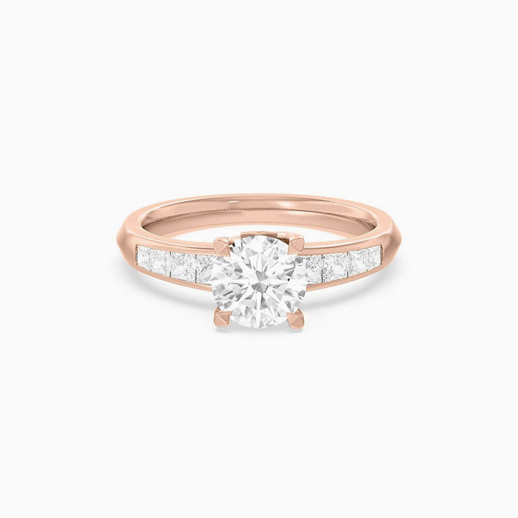 Lab Grown Classic Round Diamond Engagement Ring