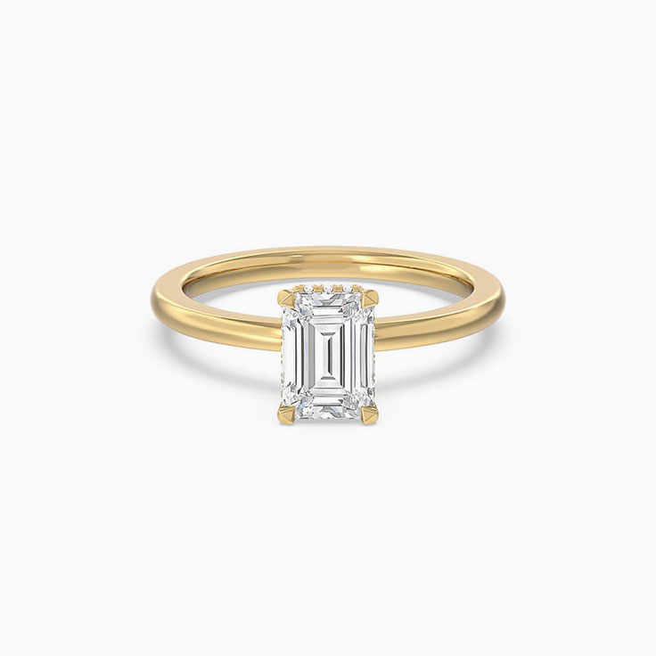 Radiant cut diamond  Engagement Ring