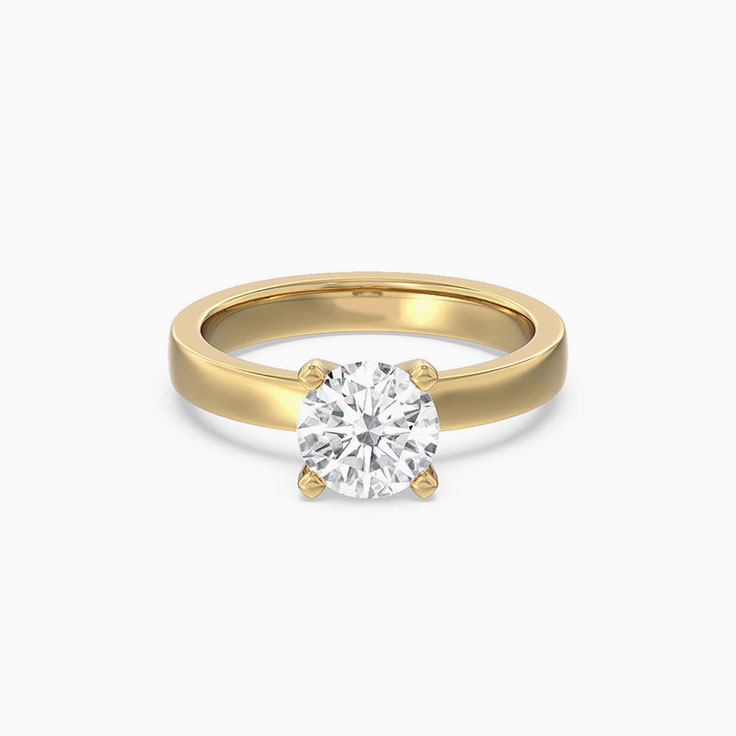 Round Solitaire Engagement Ring