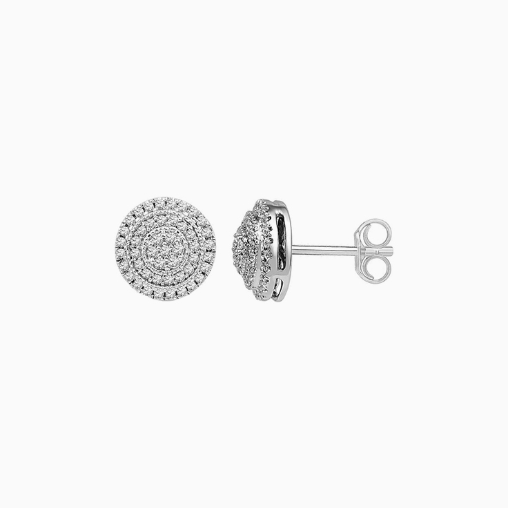 Diamond Cluster Studs