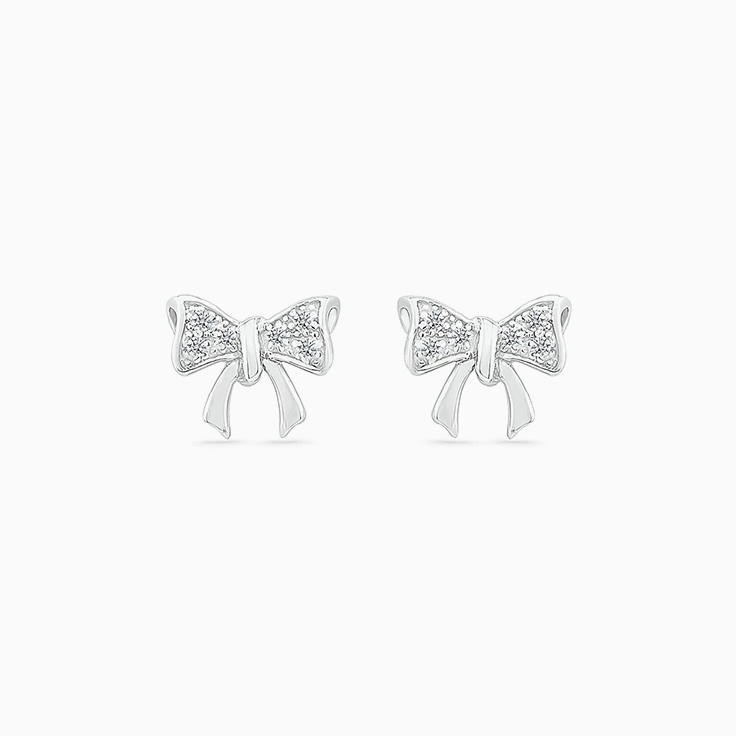 Bowtie Diamond Studs