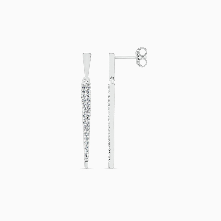 Diamond Dangle Earrings