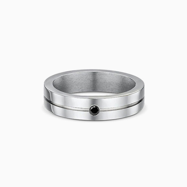 4mm Flat Mens Wedding Ring