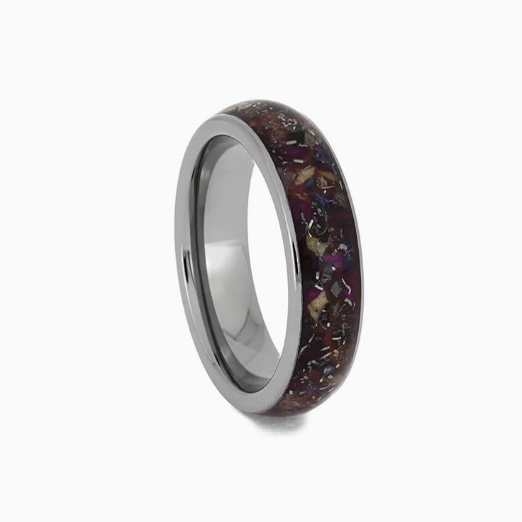 Womens Stardust Wedding Ring