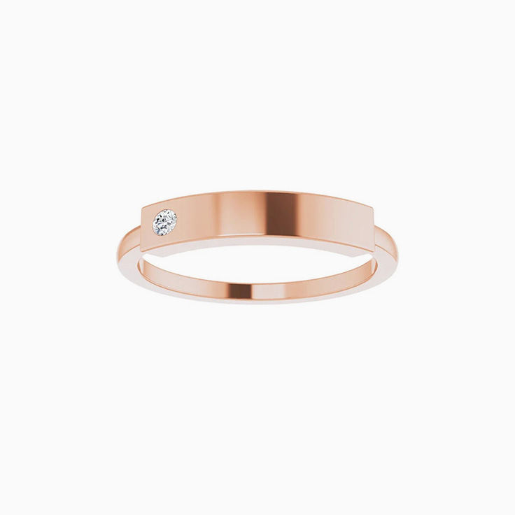Engravable bar ring
