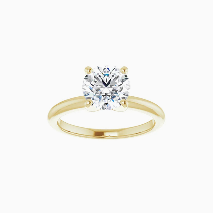 2 carat solitaire engagement ring