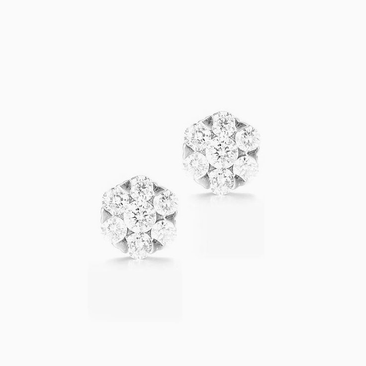 Round Cluster Studs