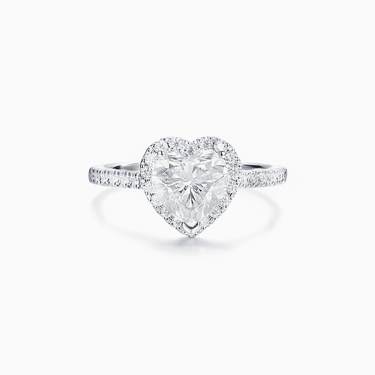 Heart shaped Diamond Engagement ring