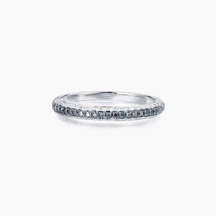 Black and White diamond Ring