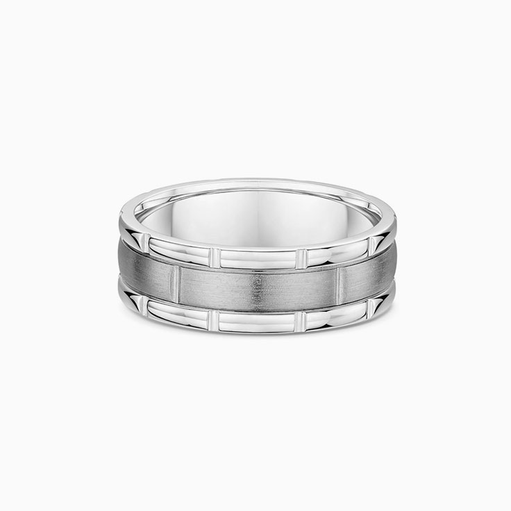 Brushed Mens Wedding Ring 403A05