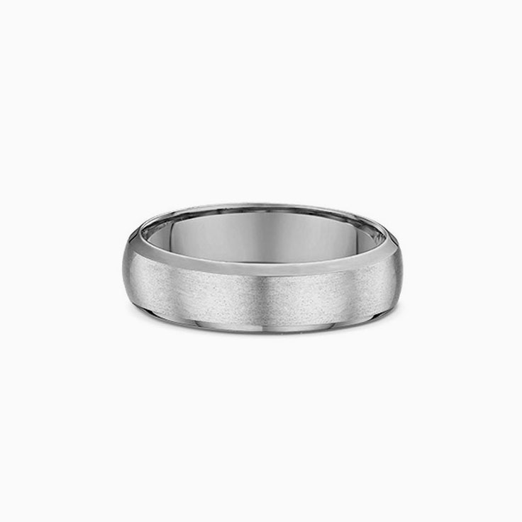 Two Tone Mens Wedding Ring 631B02
