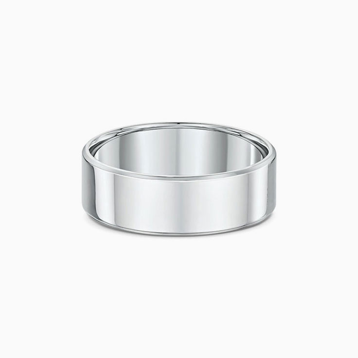 Highly Polished Classic Mens Ring