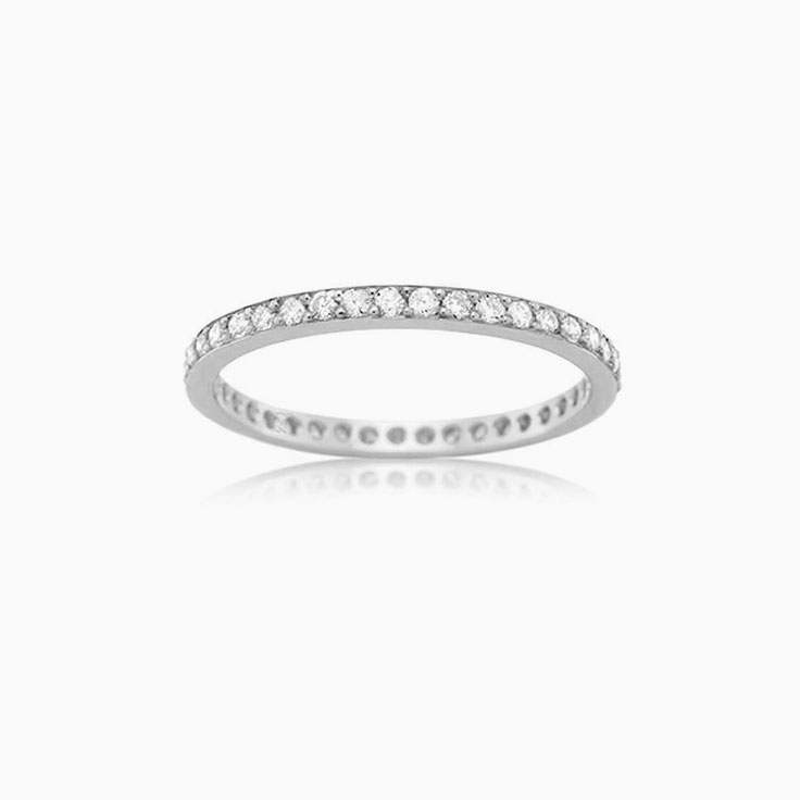 Pave set Eternity ring F3884