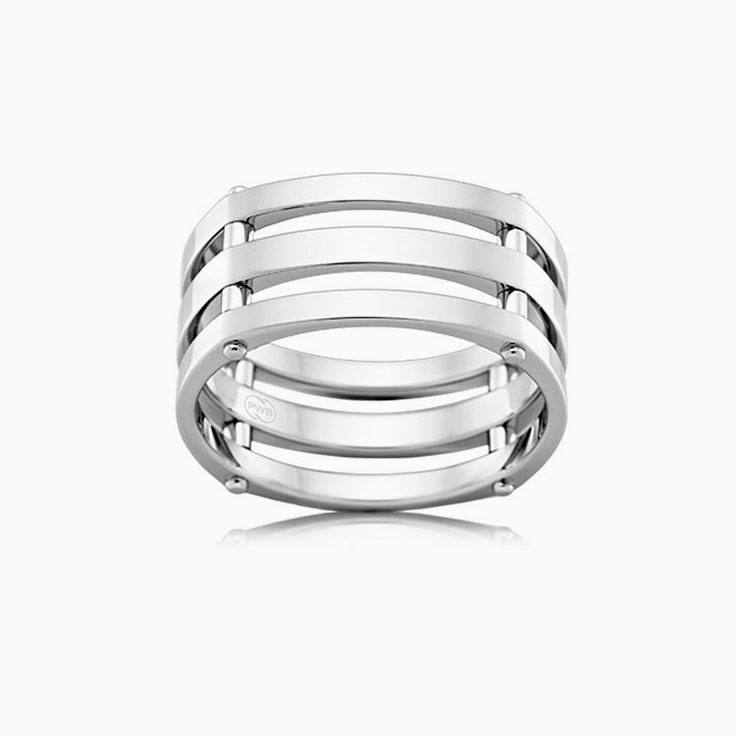 Three Band Mens Ring J3934