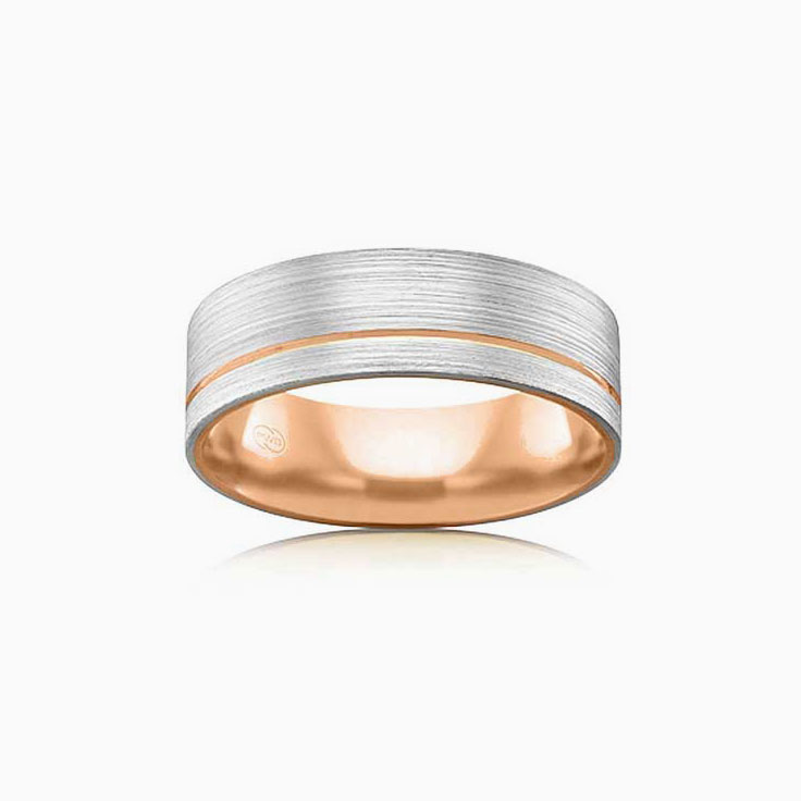 Side grooved two tone wedder 2T3728