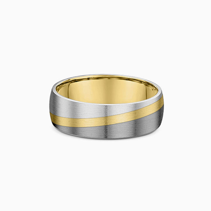 Titanum and gold ring 5400T00