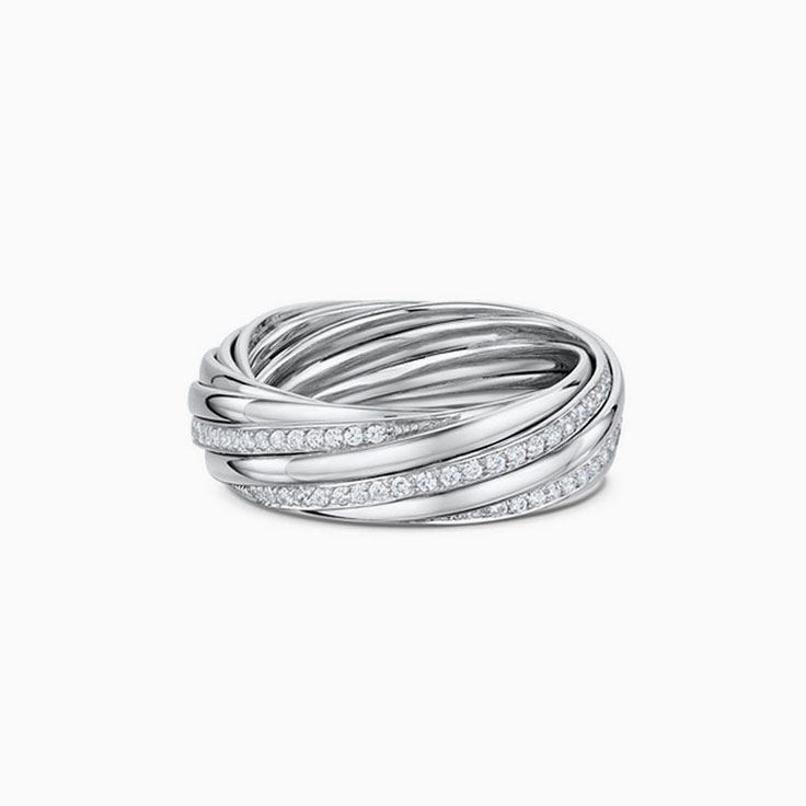Diamond Wedding Mens Ring