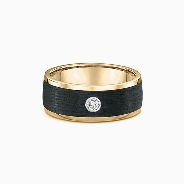 Diamond and carbon fibre ring 591B02