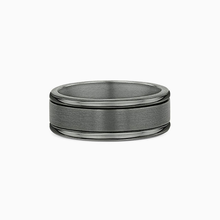 Classic Tantalum mens wedding 589B02