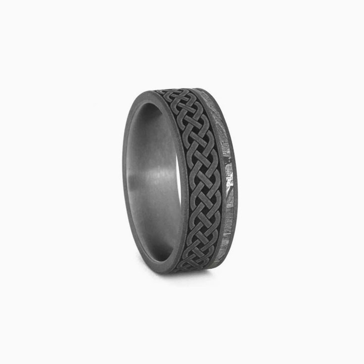 Meteorite And Sandblasted Celtic Band