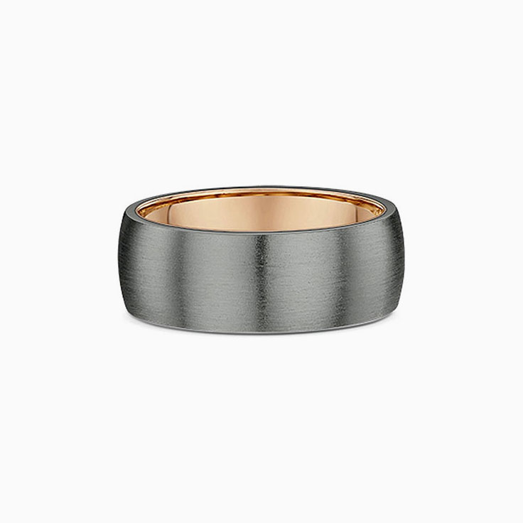Gold and Tantalum mens ring 656B02