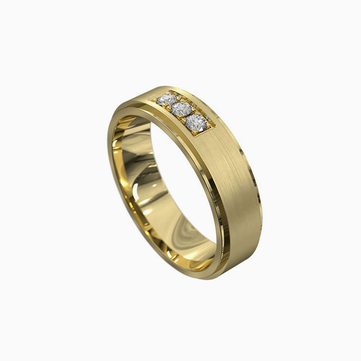 Diamond ring for Men 7022