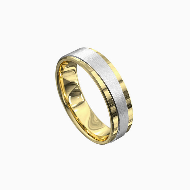 Matt finish mens ring 3021