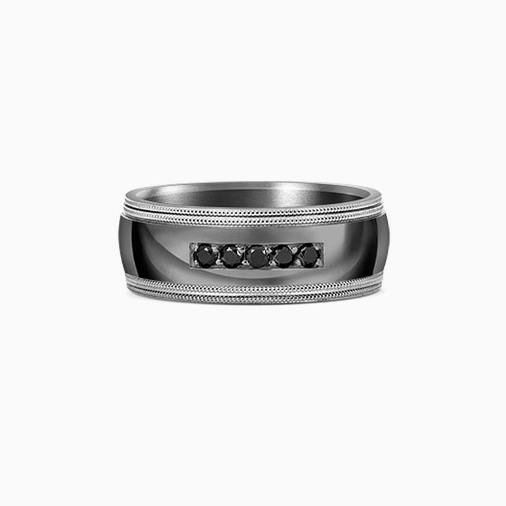Milgrain Tantalum ring
