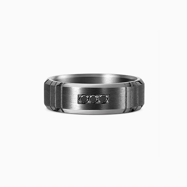Tantalum Diamond Ring 771B00
