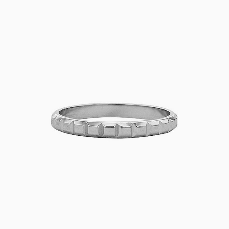 Grooved Classic Ladies Ring