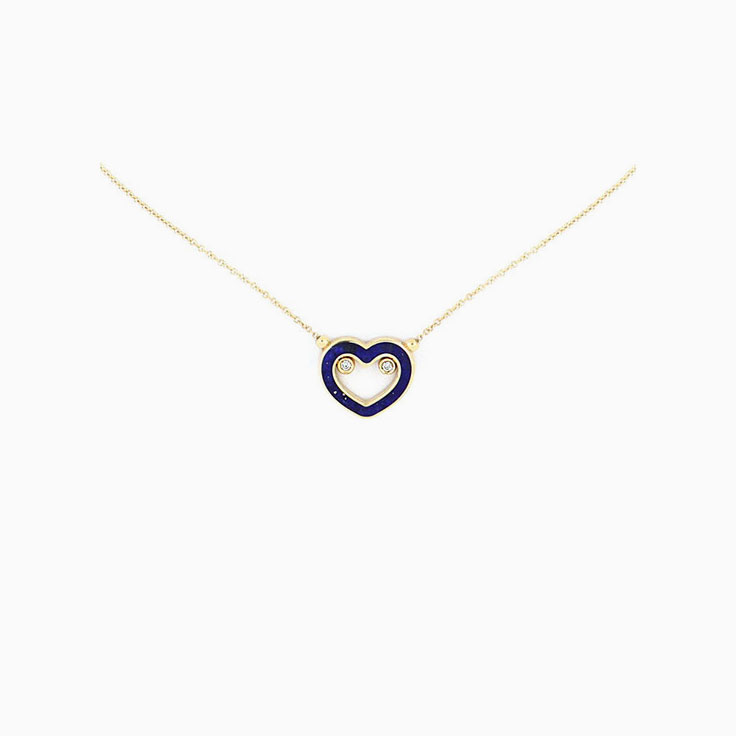 Lapis Lazuli And Diamond Necklace