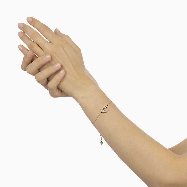 Gold Bracelet With Diamonds